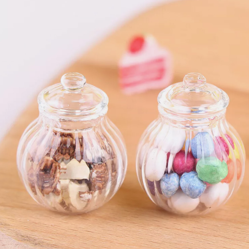 Blminiatures 1:12 - 1" Scale Miniature Glass Jar