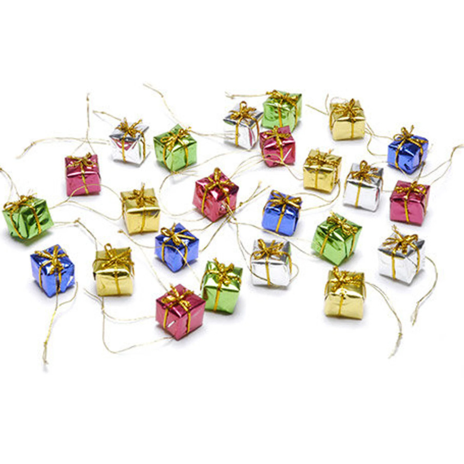 Blminiatures 1:12 - 1" Scale Assorted Miniature Foil Gift Boxes (Package of 3 Pieces)