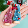 Blminiatures 1:12 - 1" Scale Dollhouse Miniature 11cm Miniature Decorated Bottle Brush Tree