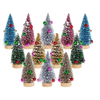 Blminiatures 1:12 - 1" Scale Dollhouse Miniature 11cm Miniature Decorated Bottle Brush Tree