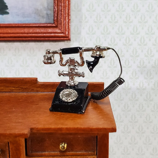 Blminiatures 1:12 - 1" Scale Dollhouse Miniature Telphone