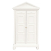 blminiatures 1:12 - 1" Scale Dollhouse Miniature White Storage Cabinet