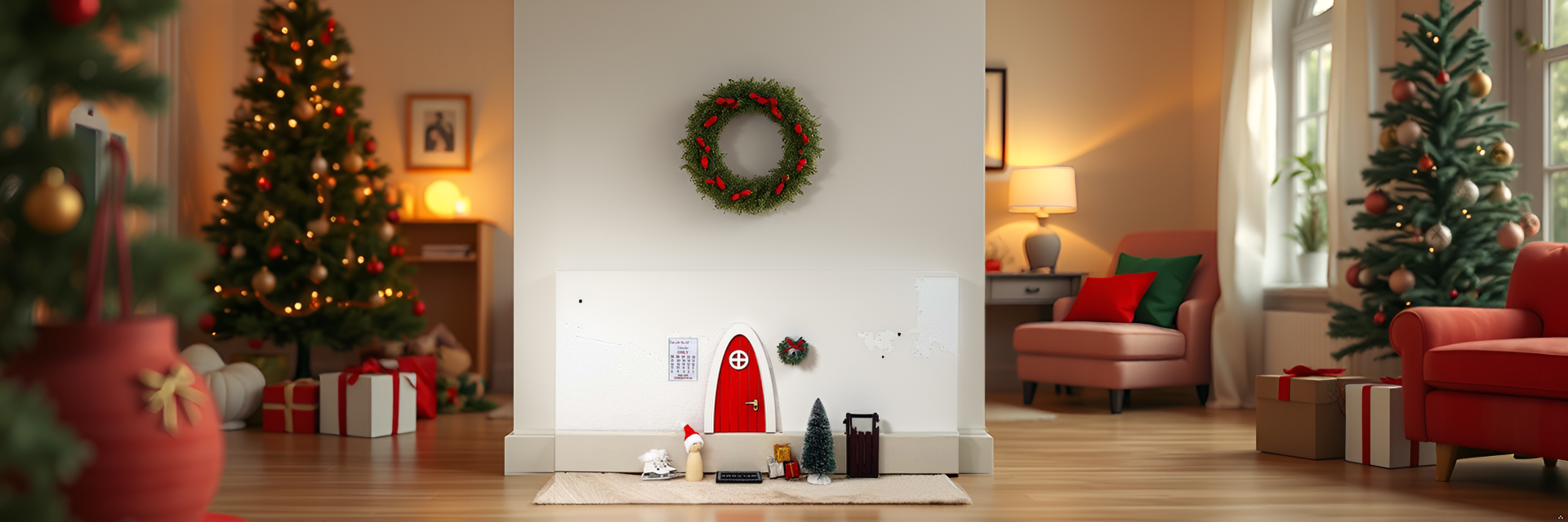 Christmas Elf Door and Accessories