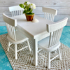 Blminiatures 1:12 - 1" Scale White Dollhouse Miniature Kitchen Table