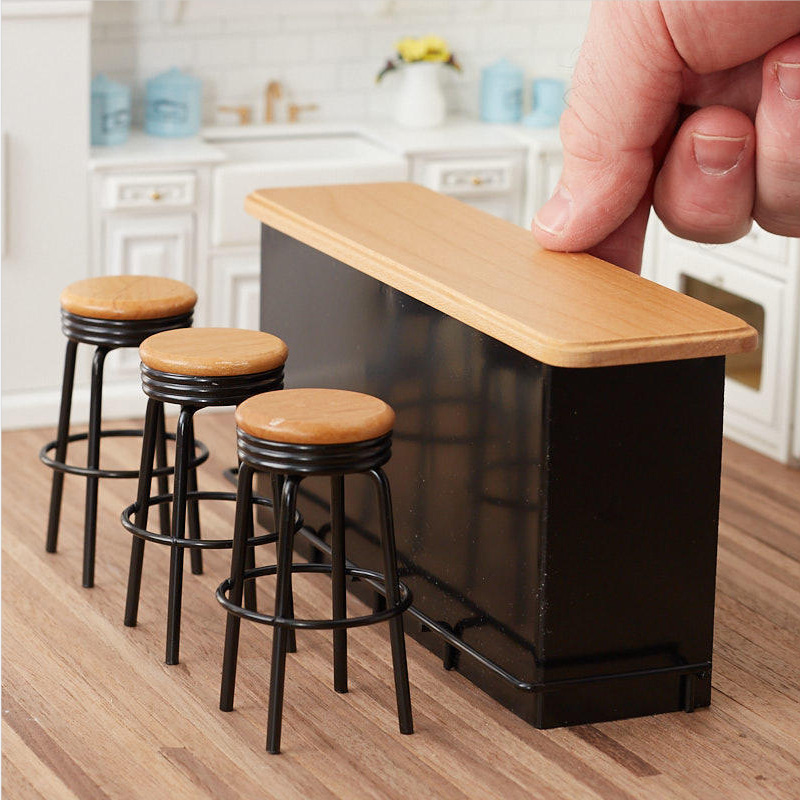 Blminiatures1:12 - 1" Scale Dollhouse Miniature Bar Set