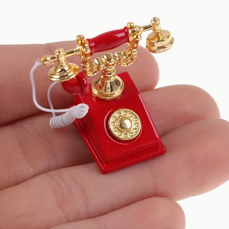 Blminiatures 1:12 - 1" Scale Dollhouse Miniature Telphone
