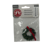 BLMINIATURES 1:12 - 1" Scale Dollhouse Miniature Season Decoration Christmas Miniature Christmas Wreath (Dark Green with Red Ribbon Bow)