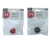 BLMINIATURES 1:12 - 1" Scale Dollhouse Miniature Animal & Pet Set of 2 Miniature Pet Food Bowls (Red & Black)