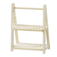 BLMINIATURES 1:12 - 1" Scale Dollhouse Miniature Season Decoration Christmas Miniature Shelf (Wood, 1-Piece, 5.7cm)