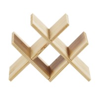 BLMINIATURES 1:12 - 1" Scale Dollhouse Miniature Season Decoration Christmas Miniature Wine Rack (Wood, 1-Piece, 4.8cm)