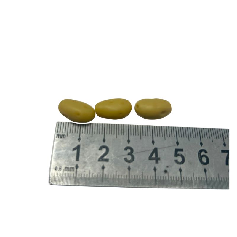 blminiatures 1:12 Scale Dollhouse Miniature Potatoes - 3pcs Tiny Vegetables for Dollhouse Kitchen Decor