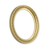 BLMINIATURES 1:12 - 1" Scale Dollhouse Miniature Season Decoration Christmas Miniature Oval Picture Frame (Gold, 1-Piece, 4.8cm)