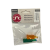 Blminiatures 1:12 - 1" Scale Dollhouse Miniature Green and Orange Glass Bottles (Pack of 2)