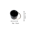blminiatures 1:12 Scale Miniature Black Bucket with Handle - Realistic Metal-Handled Bucket for Dollhouse Garden, Kitchen & Cleaning Scene Decor