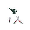 blminiatures 1:12 Scale Miniature Gardening Tool Set - 3pcs Watering Can, Trowel & Pruners for Dollhouse Garden & Outdoor Scene Decor