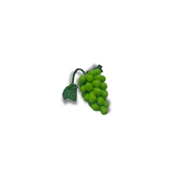 Blminiatures 1:12 Scale Dollhouse Miniature Green Grapes - 1 Bunch (2cm) Tiny Fruit for Dollhouse Kitchen Decor