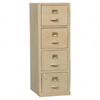 BLMINIATURES 1:12 - 1" Scale Dollhouse Miniature Season Decoration Christmas Miniature Filing Cabinet with 4 Drawers (Natural Wood, 12cm)