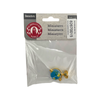 BLMINIATURES 1:12 - 1" Scale Dollhouse Miniature School Supplies & Stationery Miniature Globe (Blue & Yellow, Gold Stand)