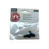 blminiatures 1:12 Scale Dollhouse Miniature Eggplants - 2pcs Tiny Vegetables for Dollhouse Kitchen Decor