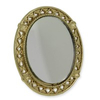 BLMINIATURES 1:12 - 1" Scale Dollhouse Miniature Season Decoration Christmas Miniature Oval Antique Mirror (Antique Style, 4.3 x 5.2cm)