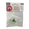 BLMINIATURES 1:12 - 1" Scale Dollhouse Miniature White Flower Potted Plant with Green Branches