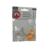 BLMINIATURES 1:12 - 1" Scale Dollhouse Miniature Season Decoration Christmas Set of 5 Miniature Orange Slice Ornaments (Brown String)