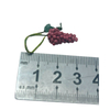 Blminiatures 1:12 Scale Dollhouse Miniature Red Grapes - 1 Bunch (2.5cm) Tiny Fruit for Dollhouse Kitchen Decor