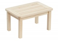 BLMINIATURES 1:12 - 1" Scale Dollhouse Miniature Season Decoration Christmas Miniature Wooden Table (Natural Wood, 1-Piece, 7.5cm)
