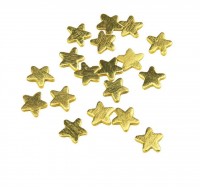 BLMINIATURES 1:12 - 1" Scale Dollhouse Miniature Season Decoration Christmas Miniature Gold Scatter Stars (Gold, 10-Piece, 1.2cm)