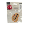 BLMINIATURES 1:12 - 1" Scale Dollhouse Miniature School Supplies & Stationery Miniature Wooden Paint Palette with Brush (Colorful Paint Dots)