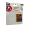 BLMINIATURES 1:12 - 1" Scale Dollhouse Miniature School Supplies & Stationery Miniature Tablet (Gold Frame, App Icon Screen)