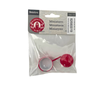 BLMINIATURES 1:12 - 1" Scale Kitchen Miniature Red and White Pot with Lid