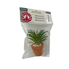 BLMINIATURES 1:12 - 1" Scale Dollhouse Miniature Green Potted Plant in Terracotta Pot with White Pebbles