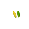 blminiatures 1:12 Scale Dollhouse Miniature Corn - 2pcs Tiny Vegetables for Dollhouse Kitchen Decor
