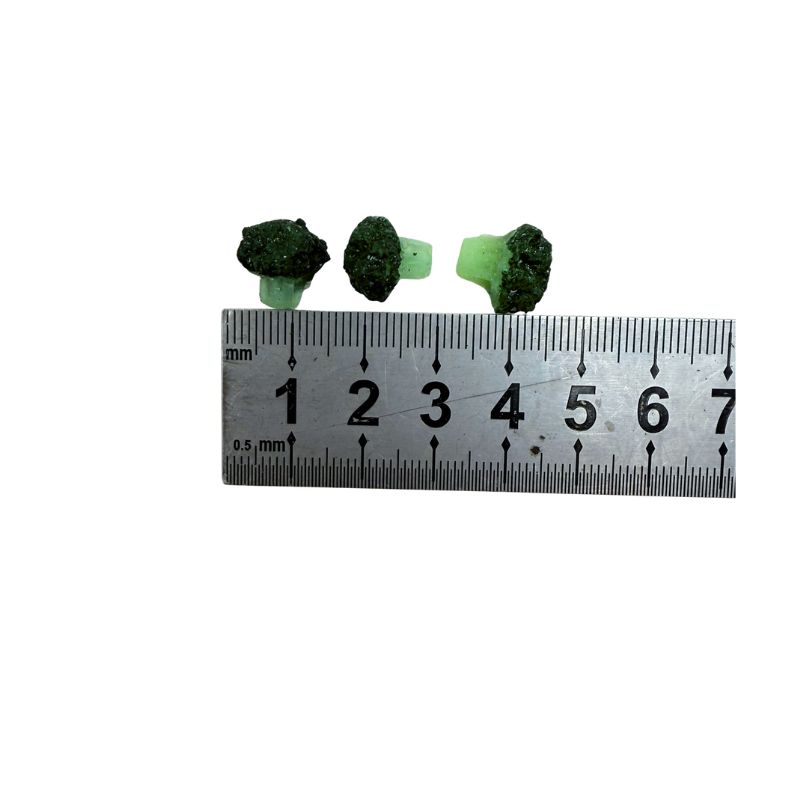 blminiatures 1:12 Scale Dollhouse Miniature Broccoli - 3pcs Tiny Vegetables for Dollhouse Kitchen Decor
