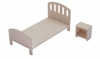 BLMINIATURES 1:12 - 1" Scale Dollhouse Miniature Season Decoration Christmas Miniature Bedroom Furniture Craft Set (Natural Wood, 2-Piece)