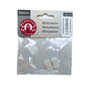 BLMINIATURES 1:12 - 1" Scale Bathroom Miniature White Soap Bars (Pack of 2)