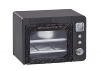 BLMINIATURES 1:12 - 1" Scale Dollhouse Miniature Season Decoration Christmas Miniature Microwave (4 x 3 x 3cm)