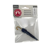 BLMINIATURES 1:12 - 1" Scale Dollhouse Miniature School Supplies & Stationery Miniature Black Folding Umbrella with Gold Hook Handle