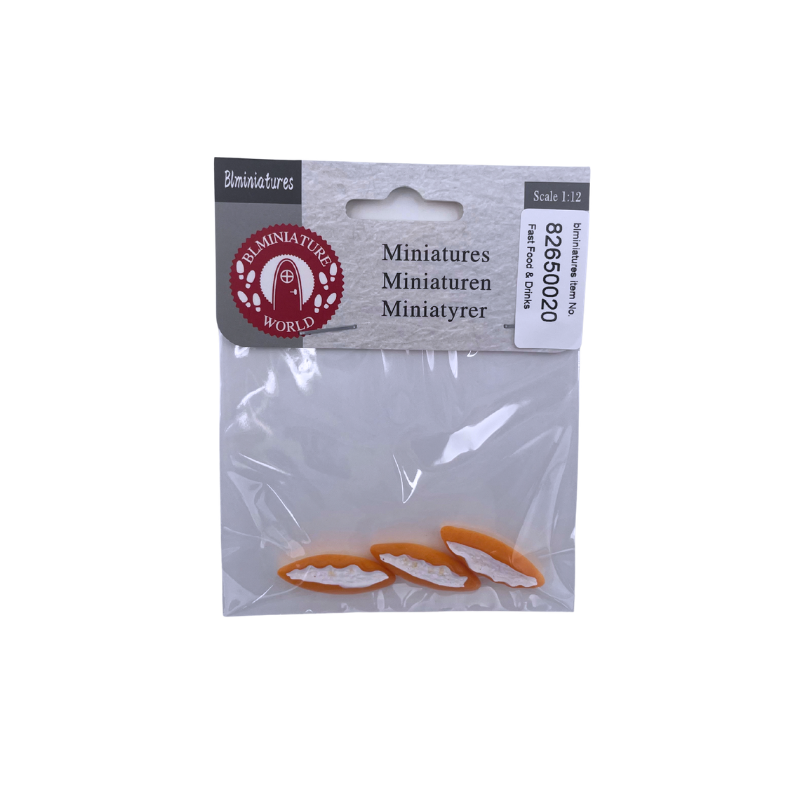 BLMINIATURES 1:12 - 1" Scale Dollhouse Miniature Citrus Fruit Slices (Set of 3)