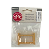 BLMINIATURES 1:12 - 1" Scale Dollhouse Miniature School Supplies & Stationery Miniature Wooden Test Tube Rack with Glass Test Tubes