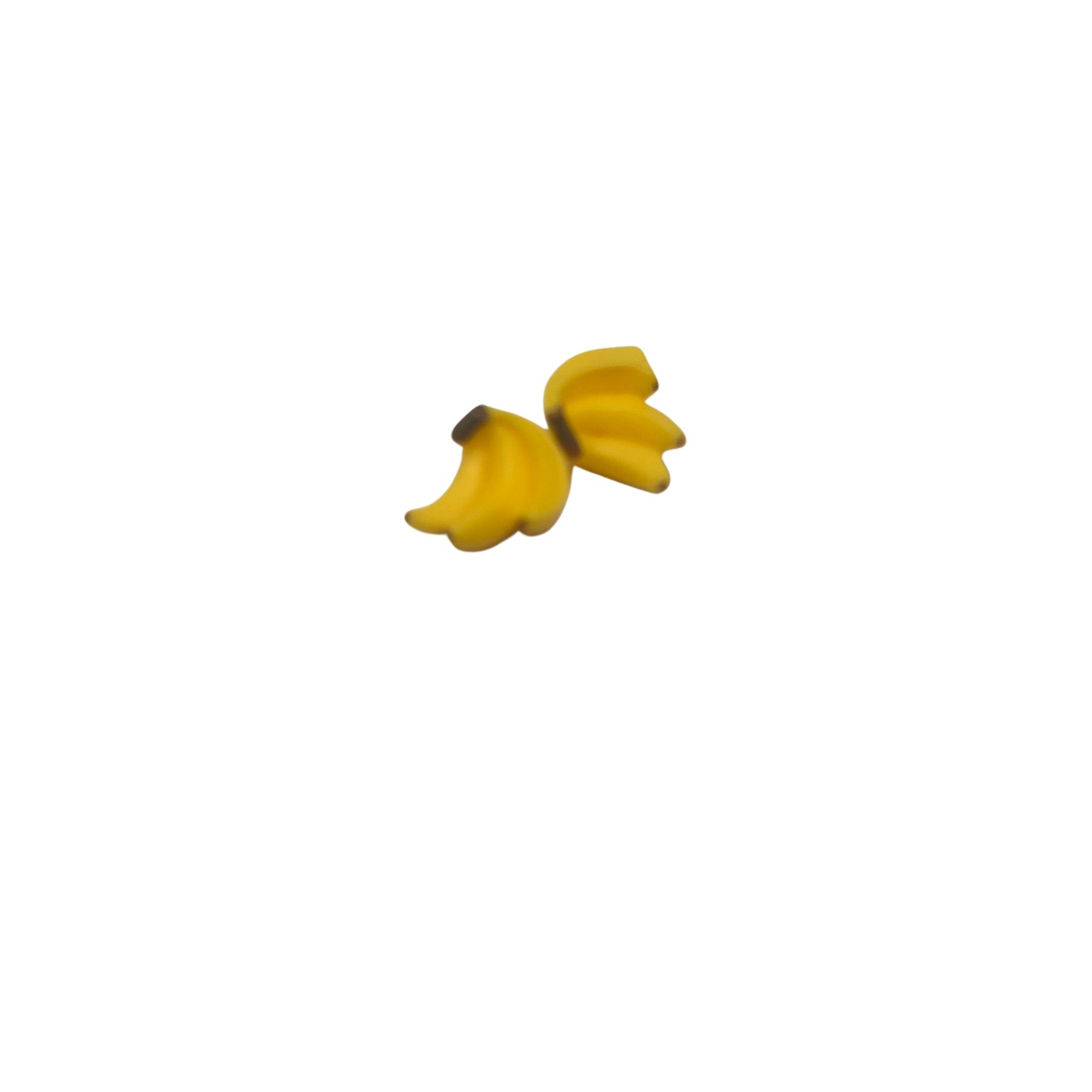 blminiatures 1:12 Scale Dollhouse Miniature Bananas - 2pcs Tiny Fruit Bunches for Dollhouse Kitchen Decor