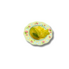 Blminiatures 1:12 Scale Dollhouse Miniature Star Fruit on Decorative Plate - 1 Whole Fruit + 2 Slices with Floral Ceramic Dish, Dollhouse Kitchen Decor