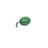 Blminiatures 1:12 Scale Dollhouse Miniature Watermelon with Stem - 1pc Tiny Whole Fruit (1.2cm) for Dollhouse Kitchen Decor